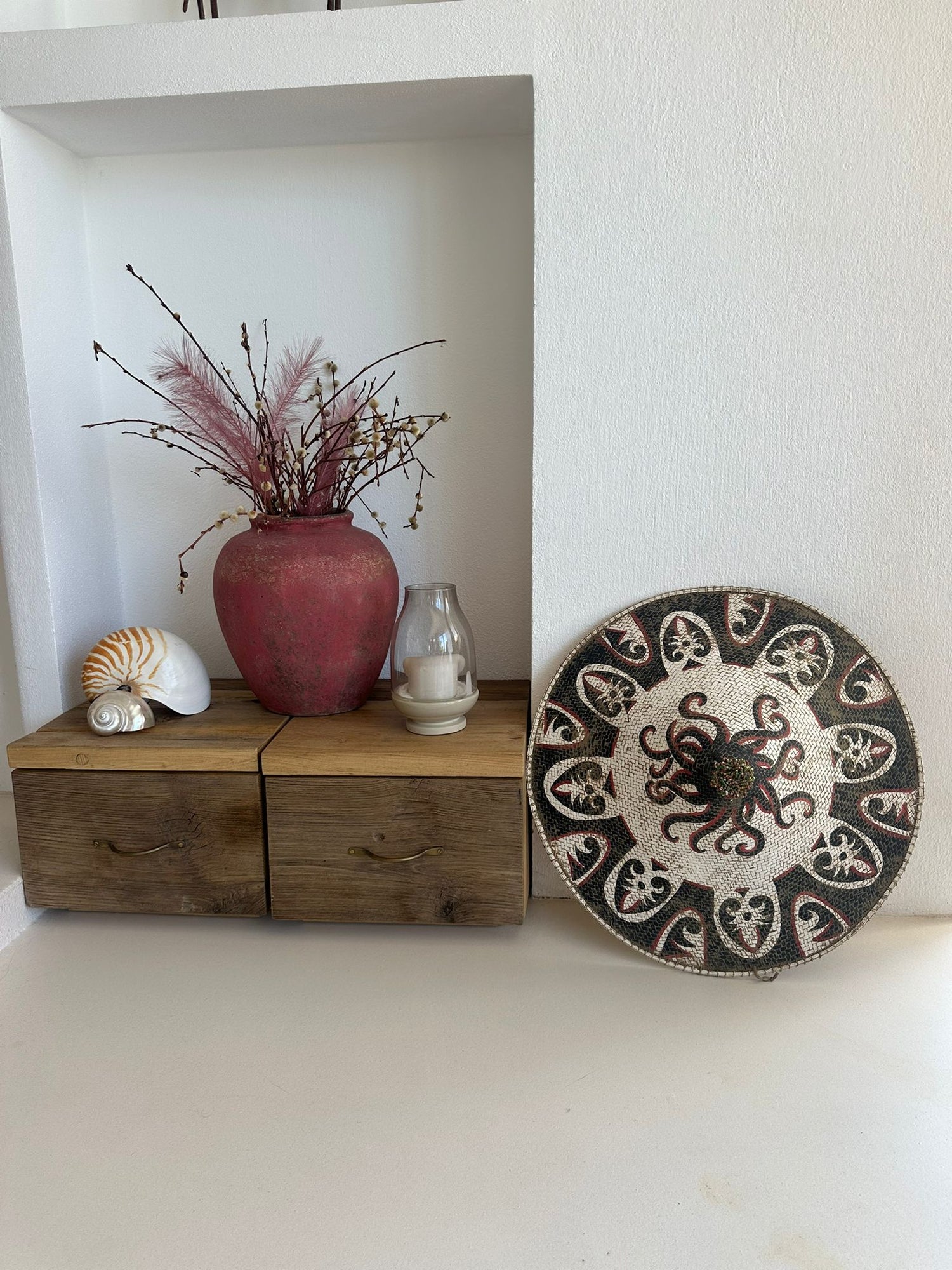 KONİK HASIR DUVAR DEKOR/ŞAPKA 003