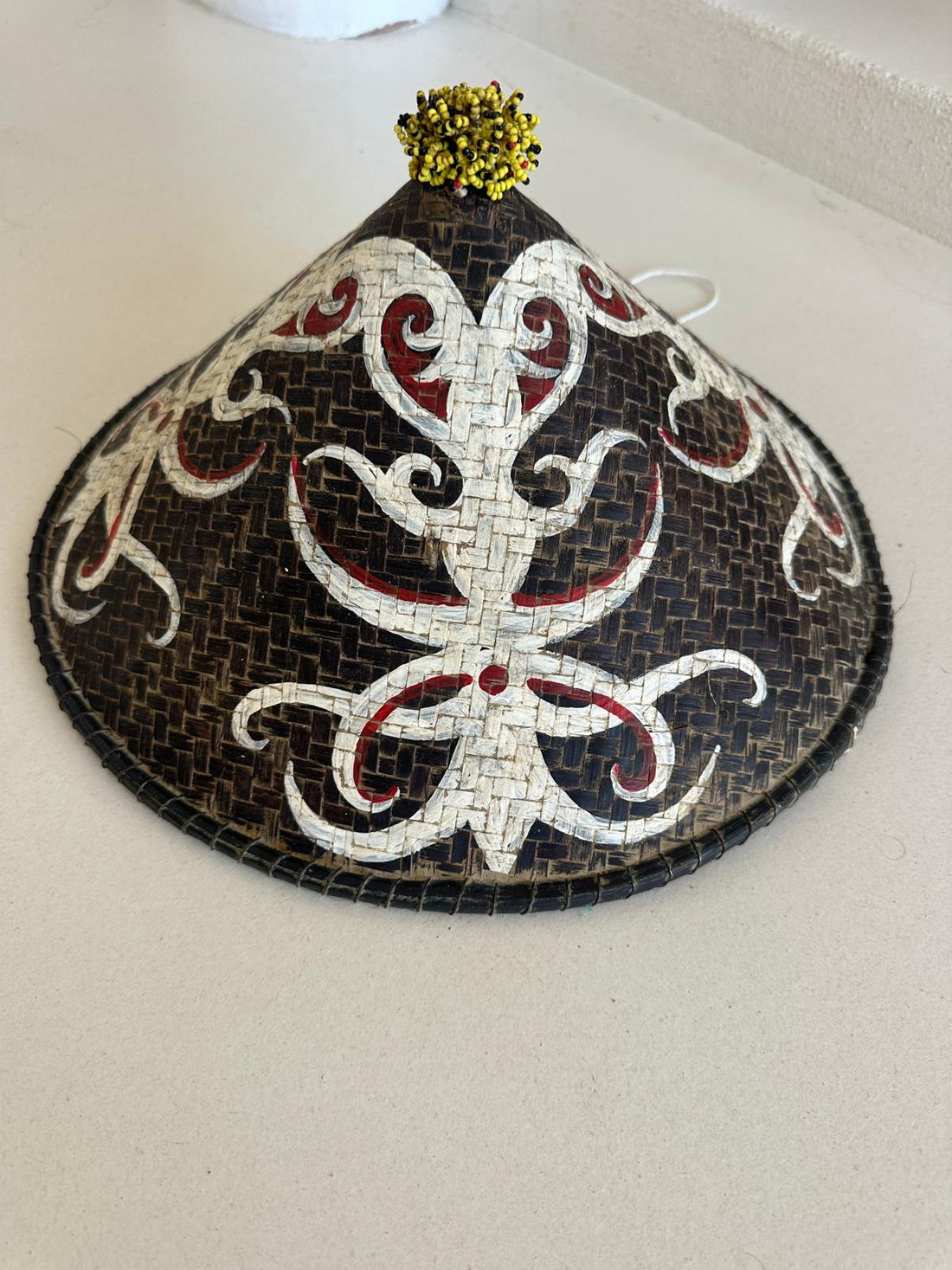 KONİK HASIR DUVAR DEKOR/ŞAPKA 004