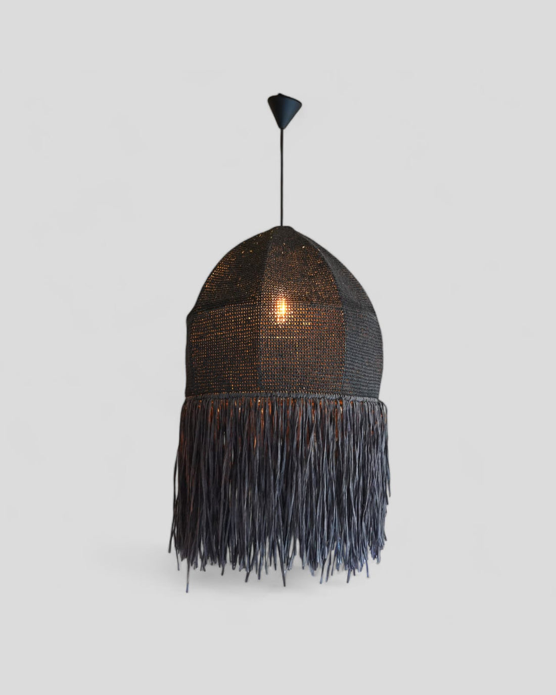 WICKER CHANDELIER