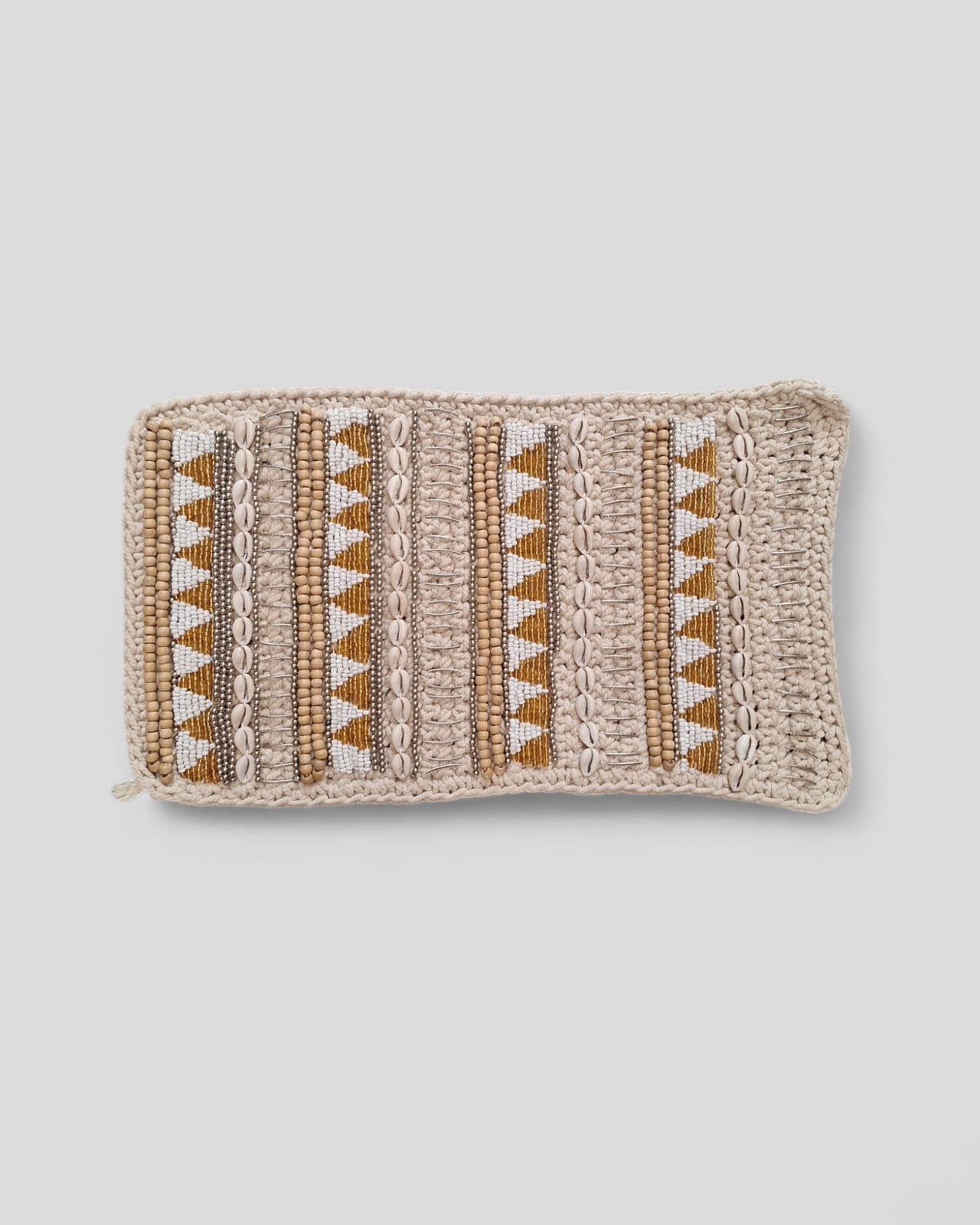 BEADED CUSHION COVER