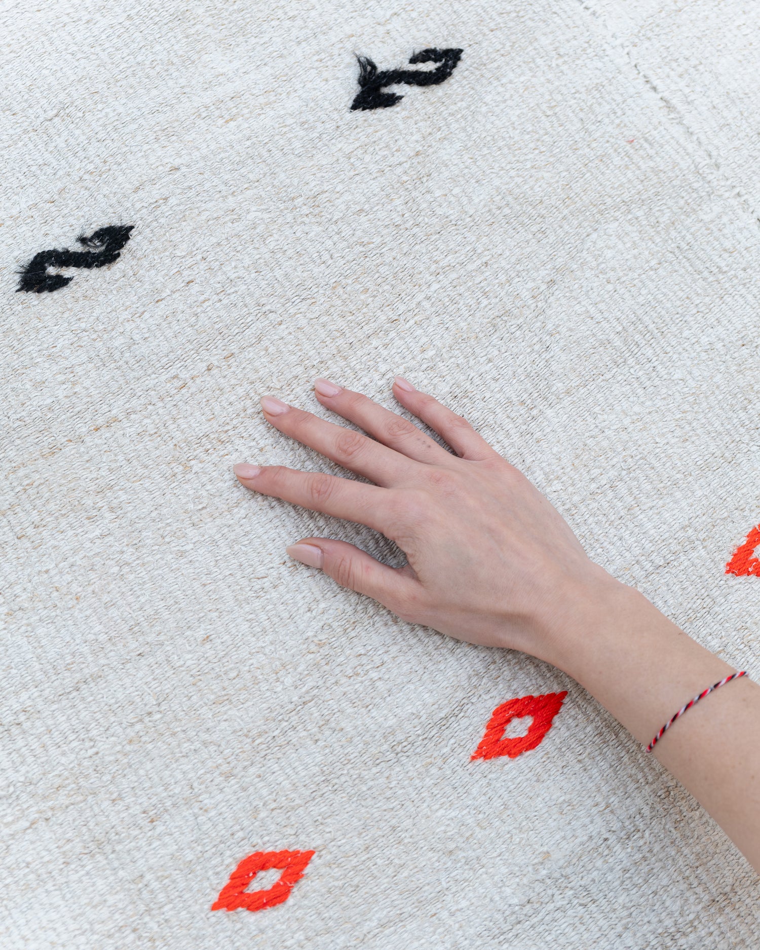 DESENLİ KENDİR HALI