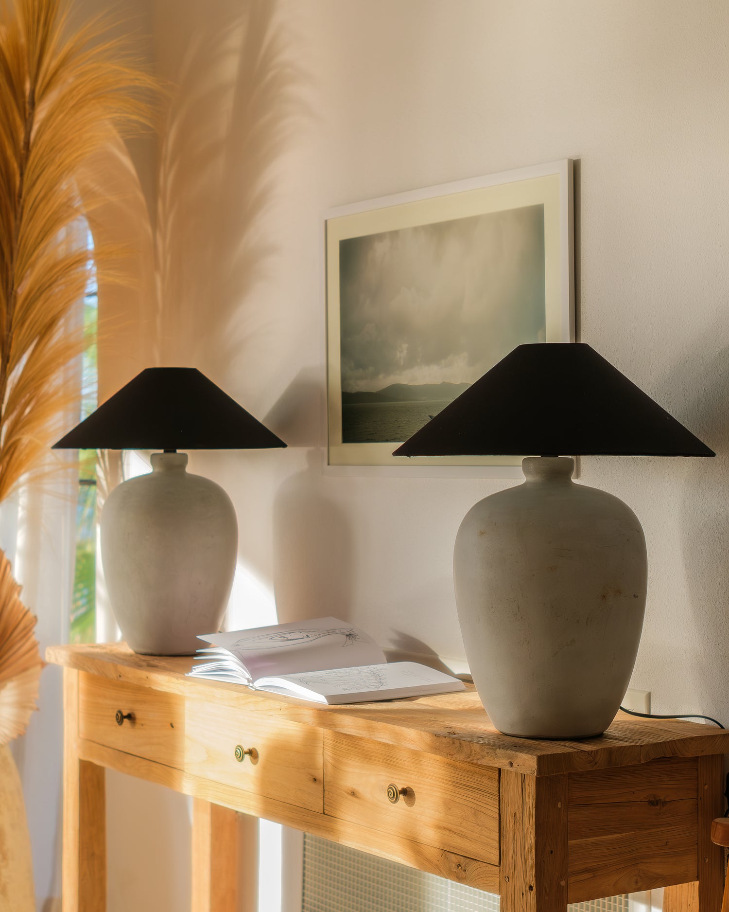 NATURAL PATTERNED LAMPSHADE