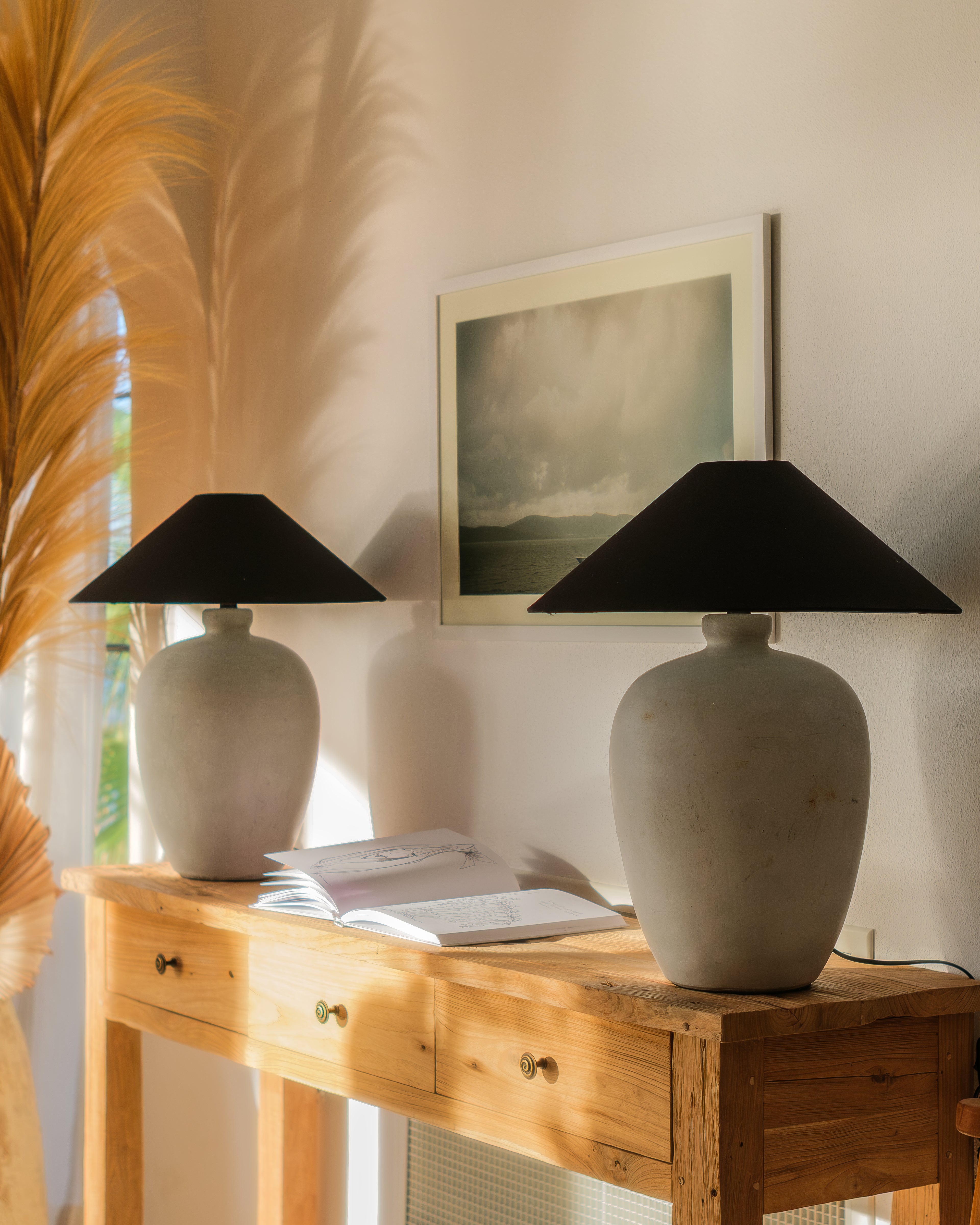 NATURAL PATTERNED LAMPSHADE