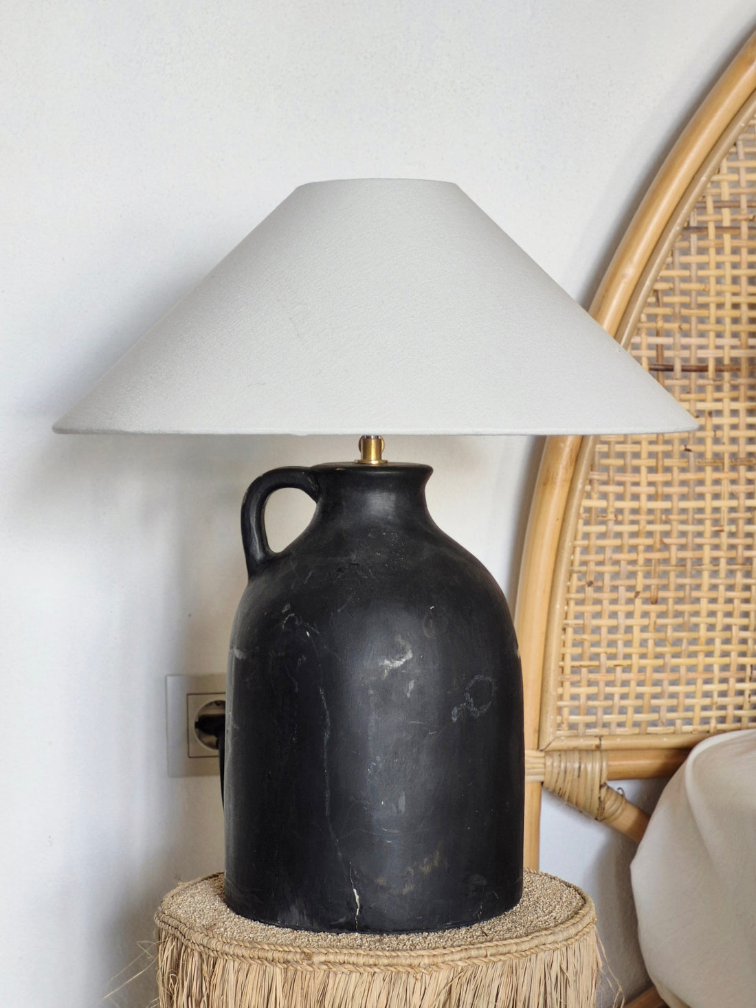 HANDLED LAMPSHADE