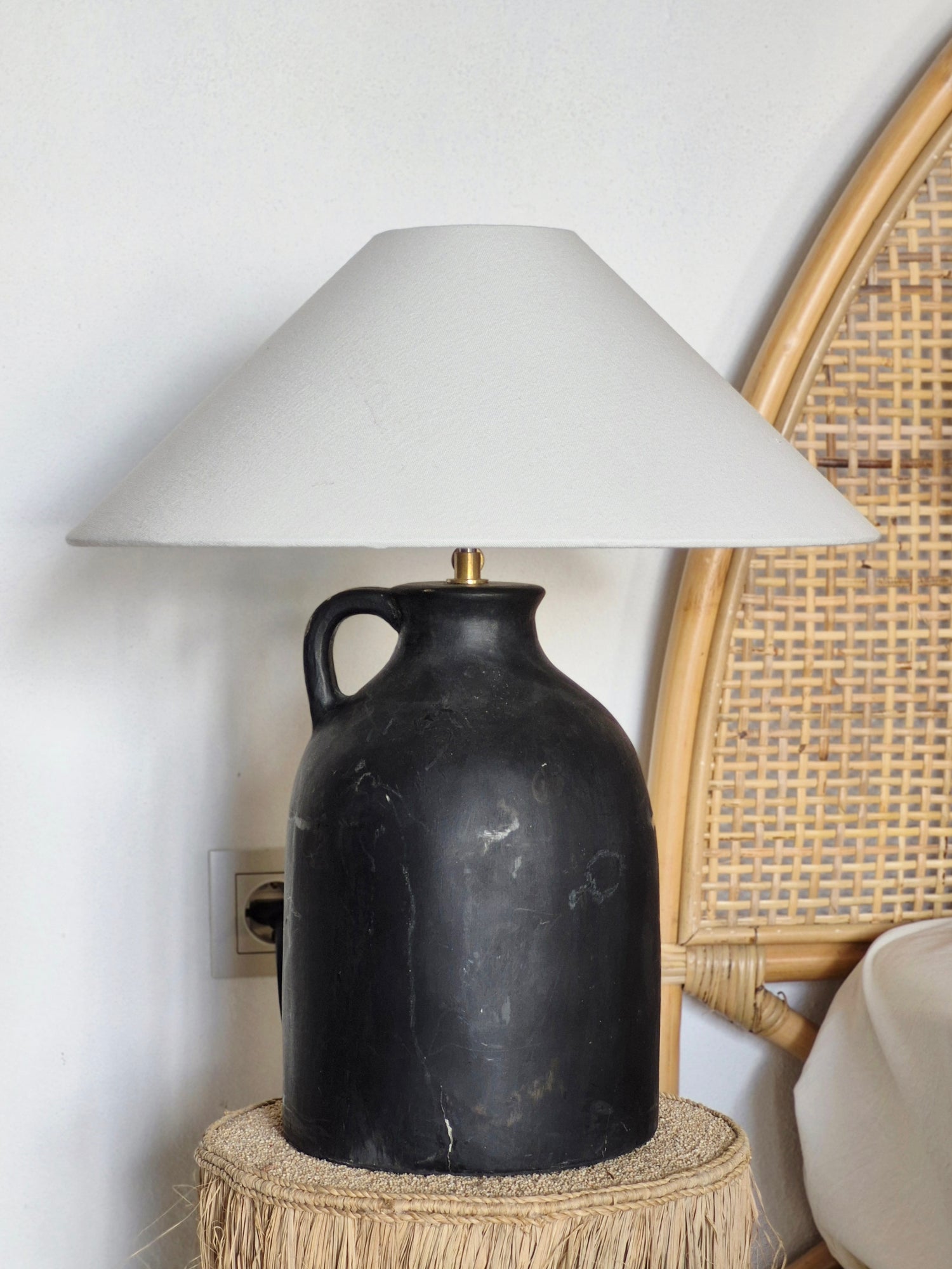 HANDLED LAMPSHADE