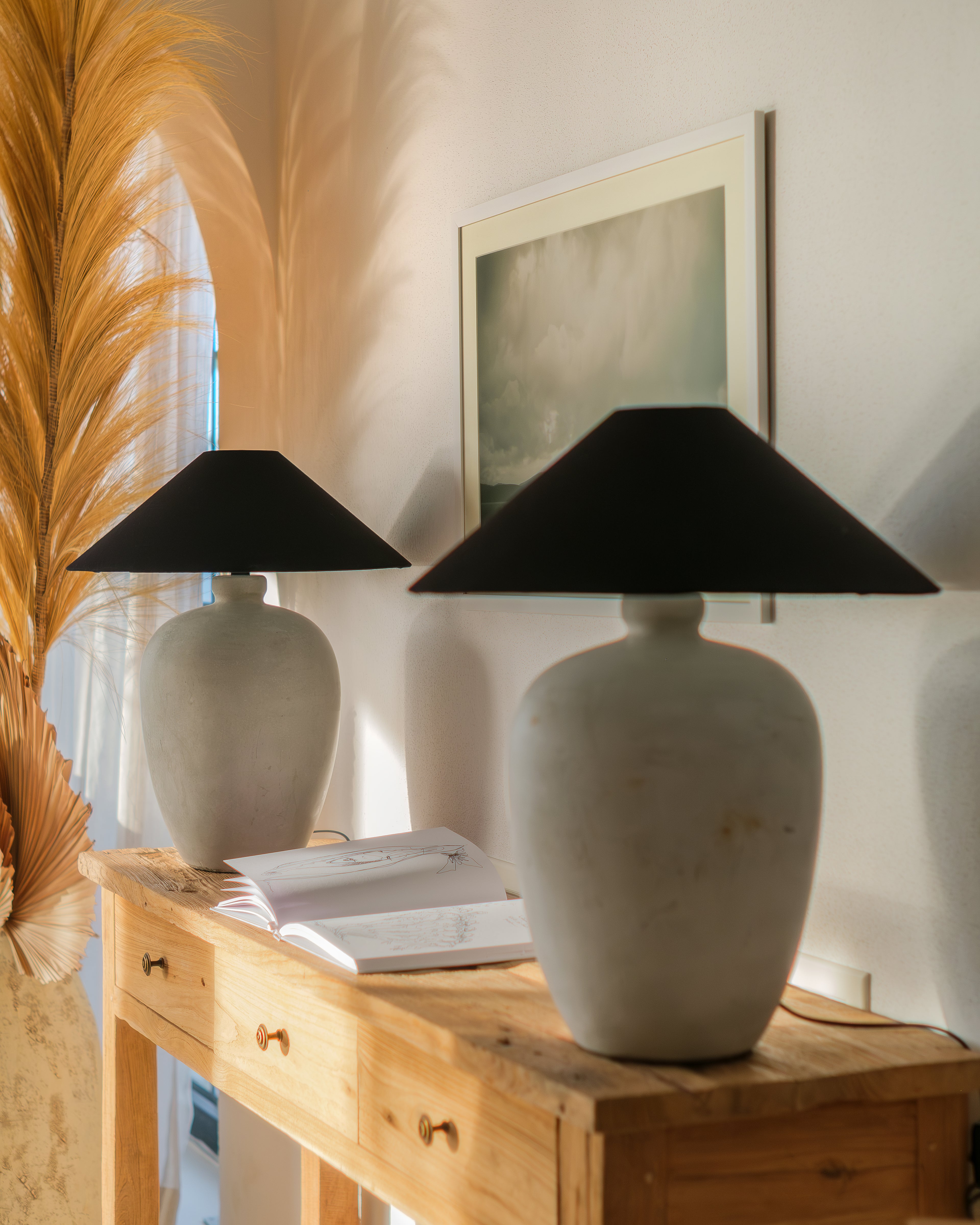 NATURAL PATTERNED LAMPSHADE