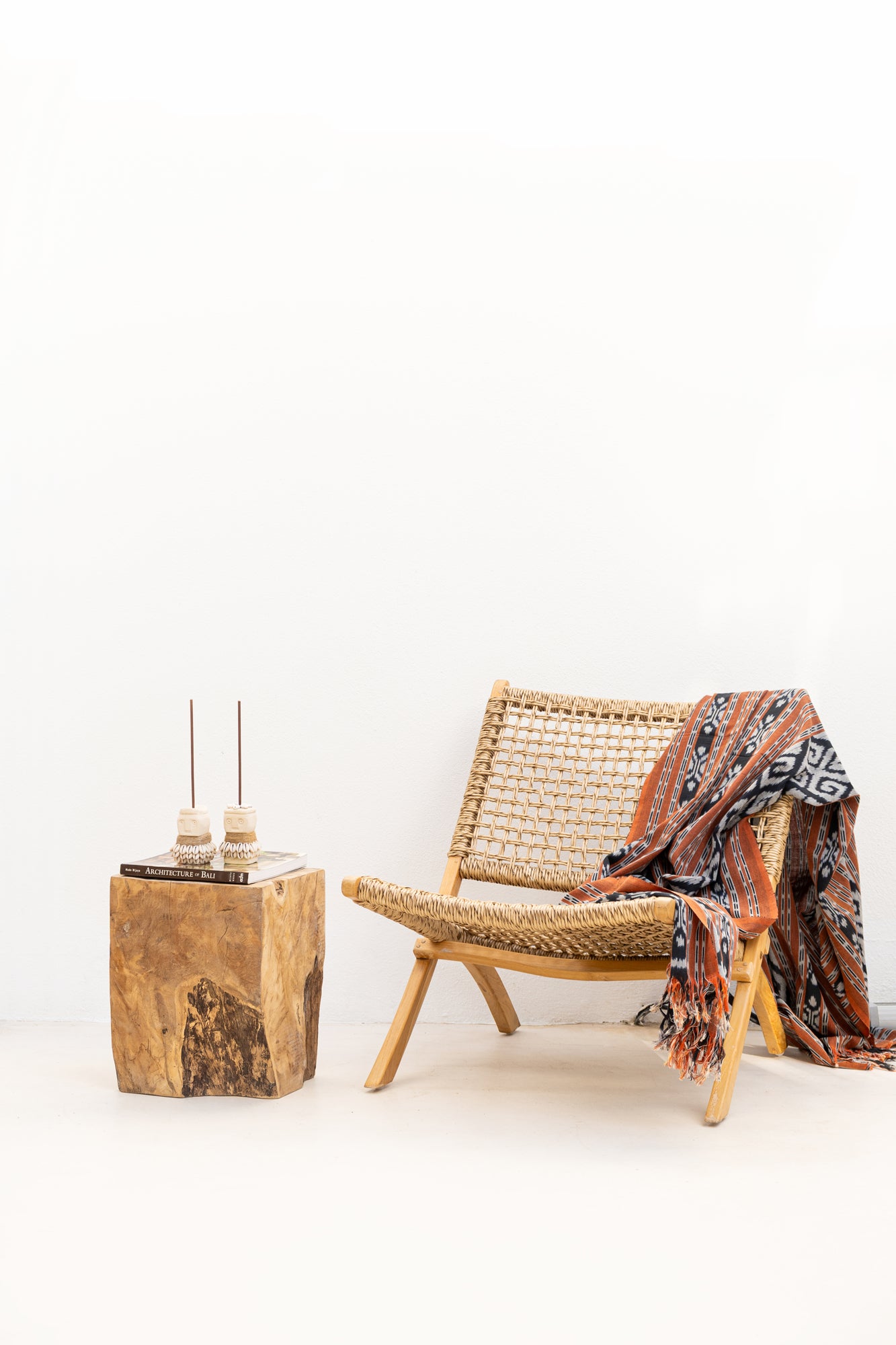 TEAK SQUARE STOOL/COFFEE TABLE