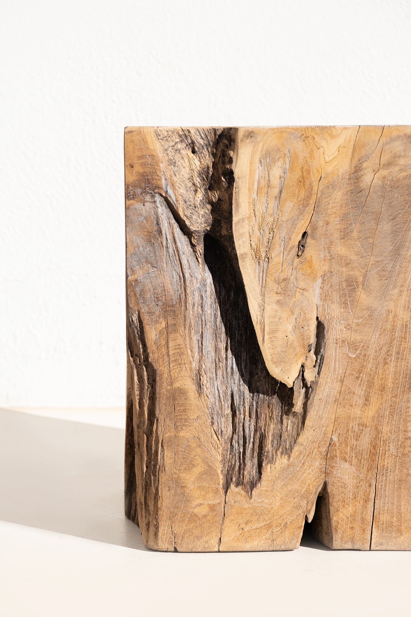 TEAK SQUARE STOOL/COFFEE TABLE