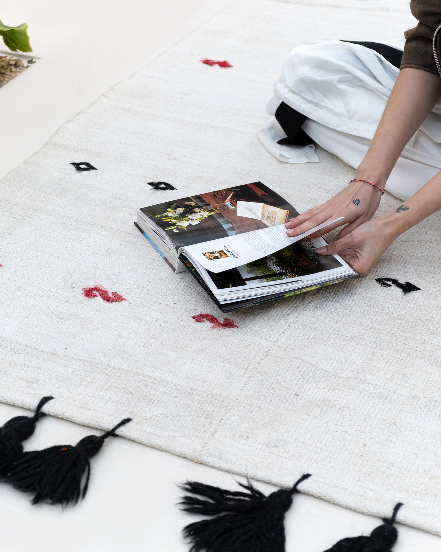 DESENLİ KENDİR HALI