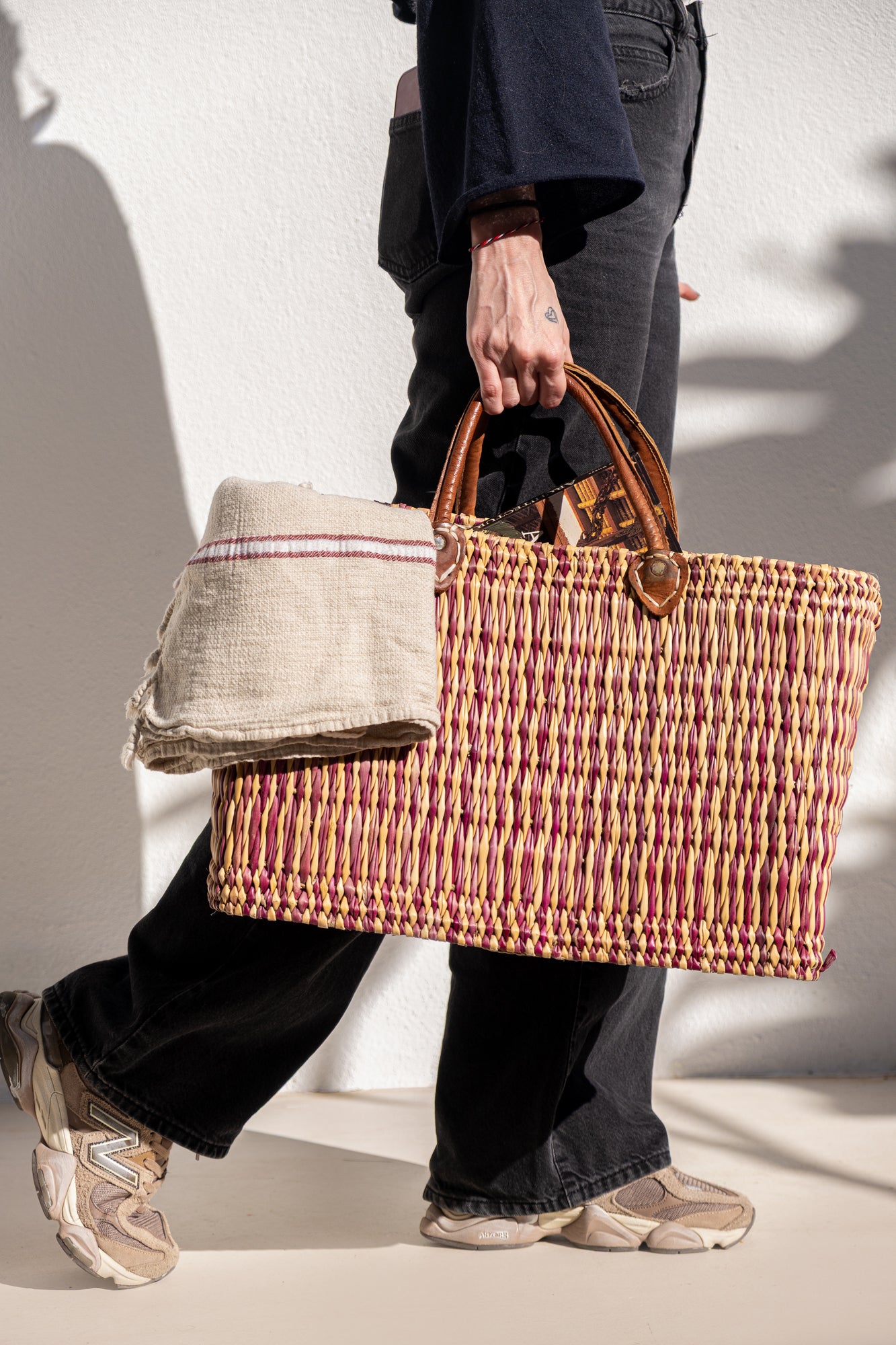 MOROC HASIR ÇANTA RED