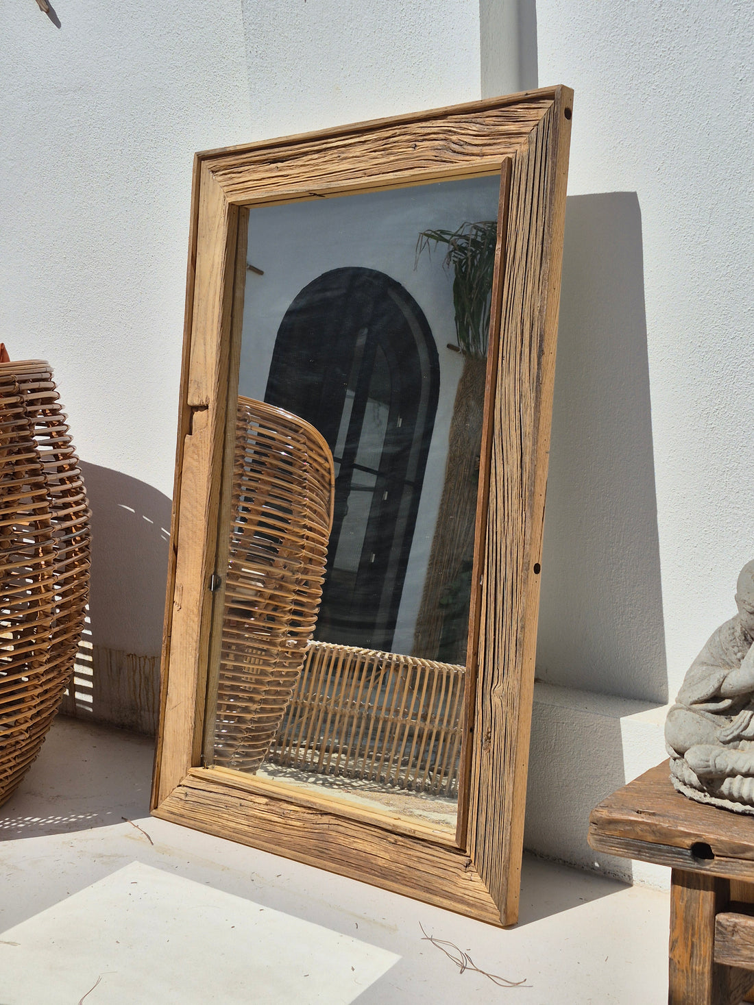 Rcycled Meşe Ayna 120x80