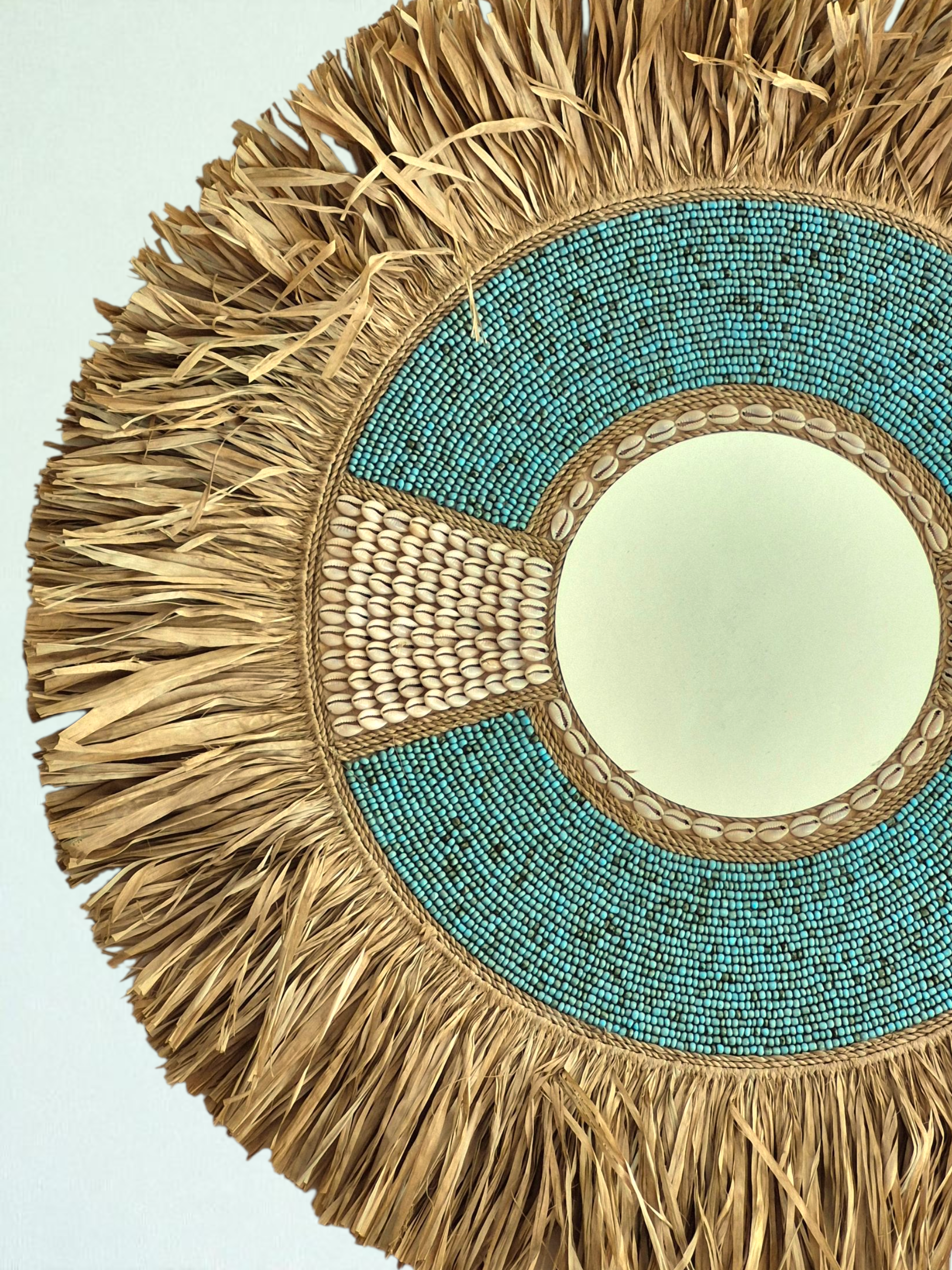 NANDA AYNA DUVAR DEKOR 70CM(turkuaz)