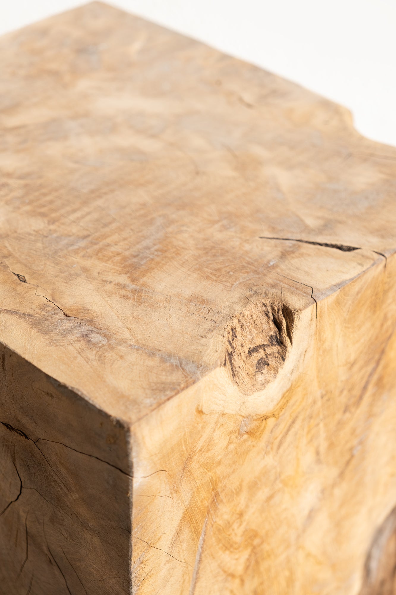 TEAK SQUARE STOOL/COFFEE TABLE