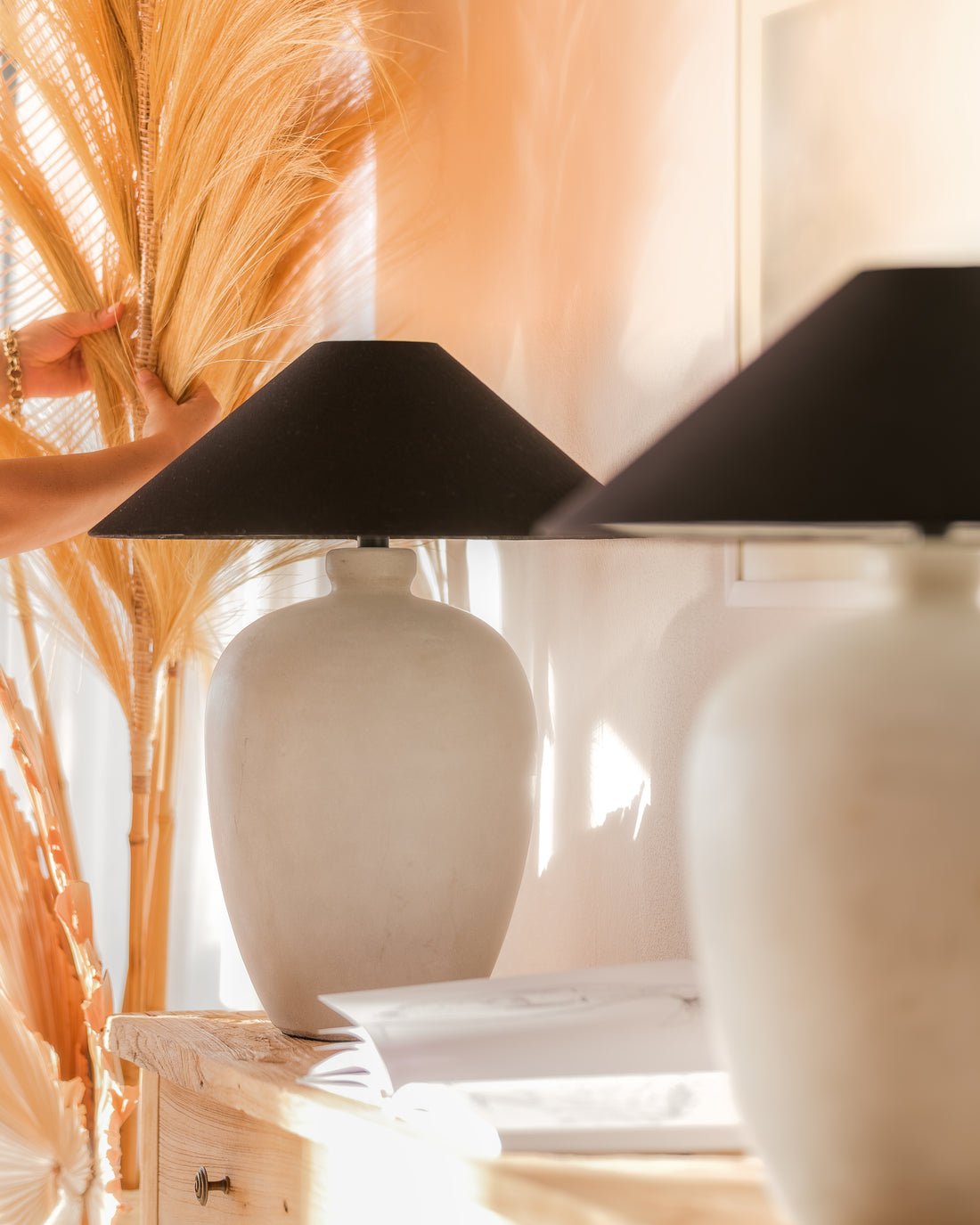 NATURAL PATTERNED LAMPSHADE