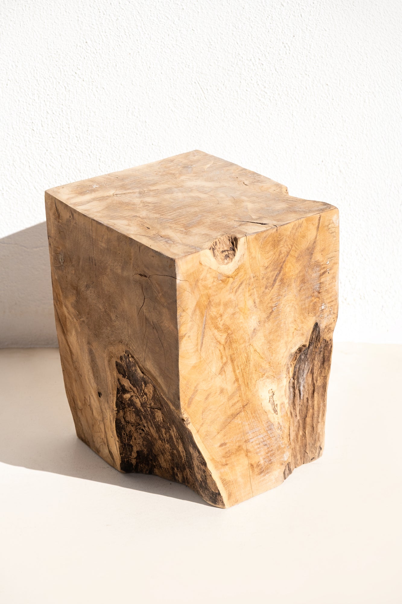 TEAK SQUARE STOOL/COFFEE TABLE