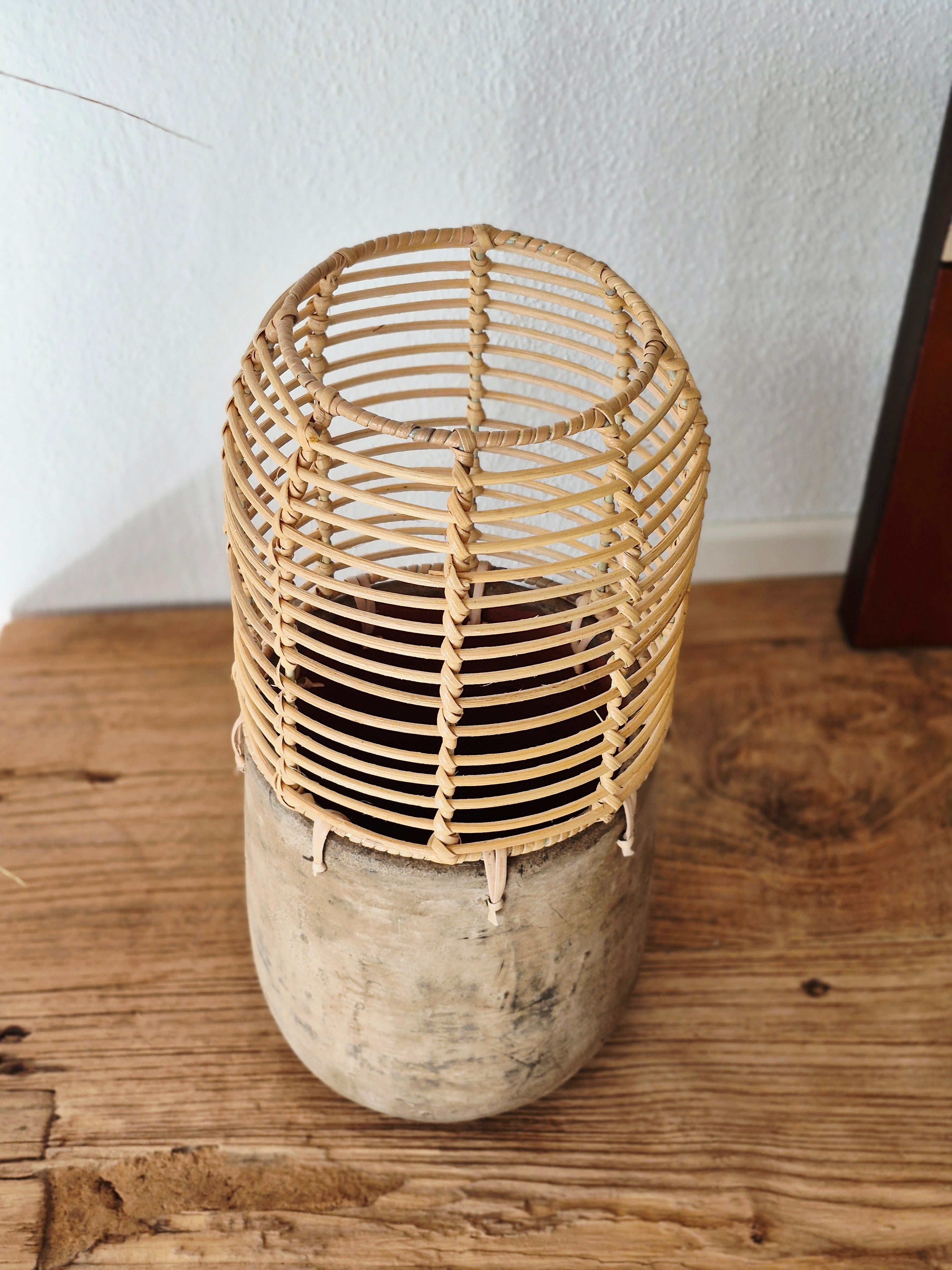 RATTAN SMALL VASE