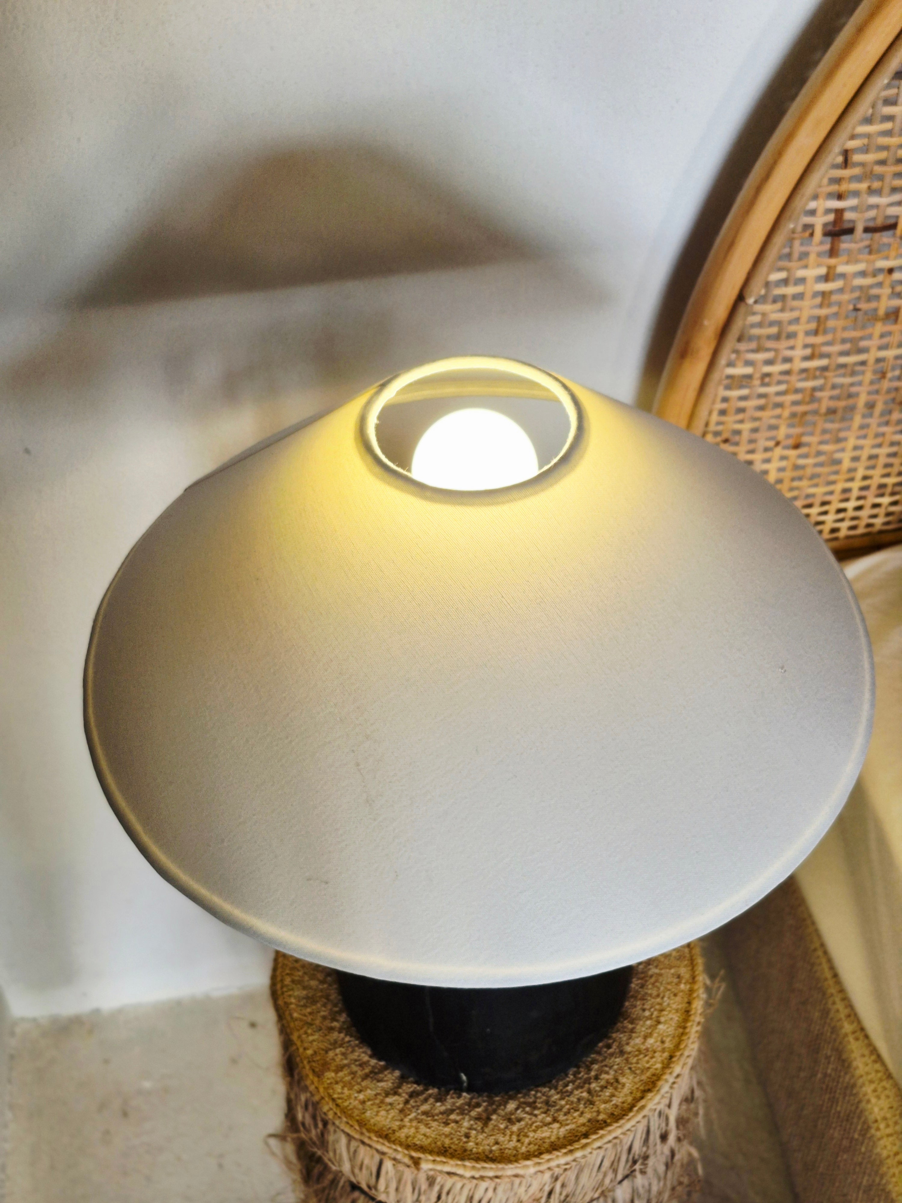 HANDLED LAMPSHADE