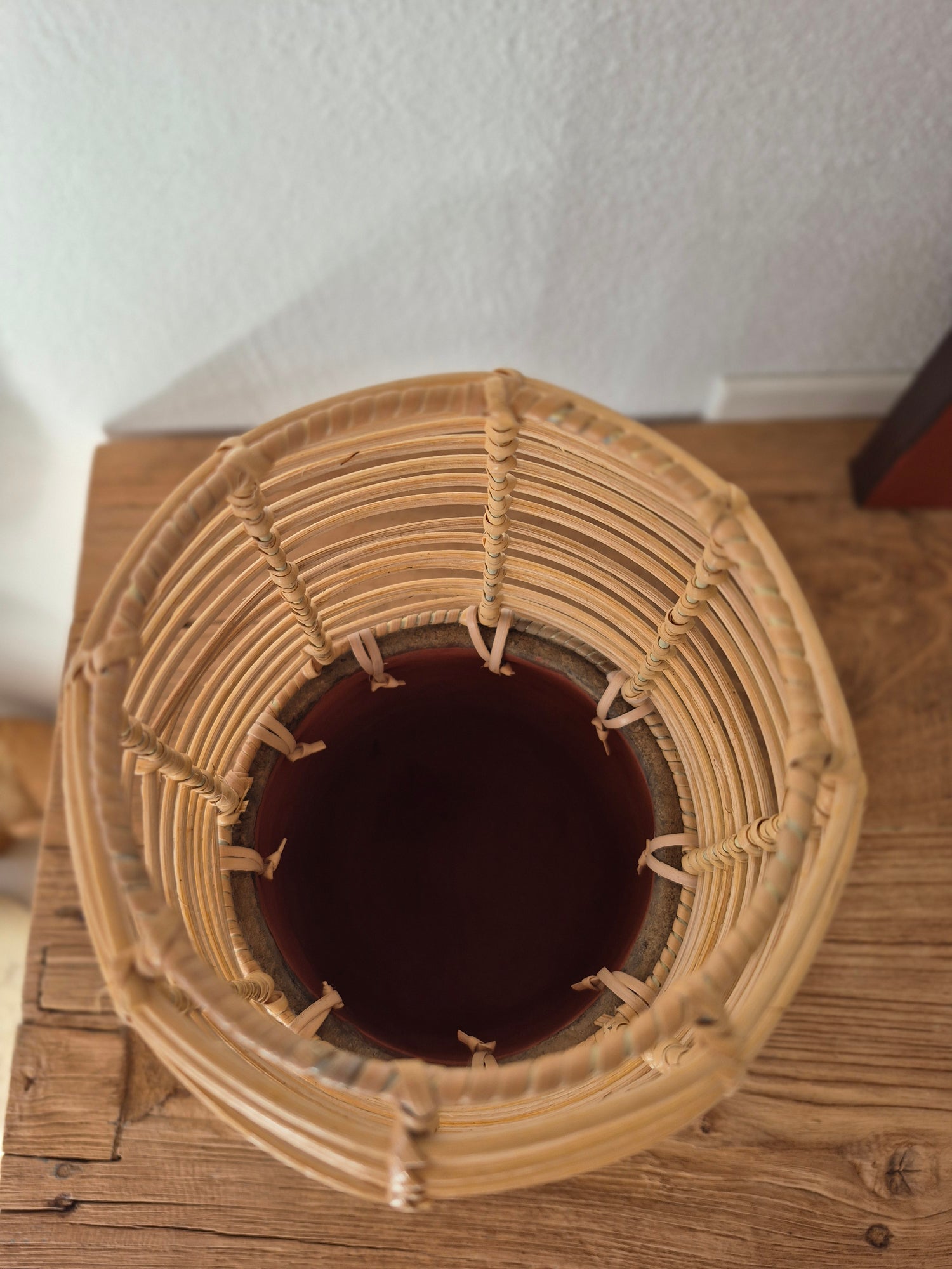 RATTAN SMALL VASE