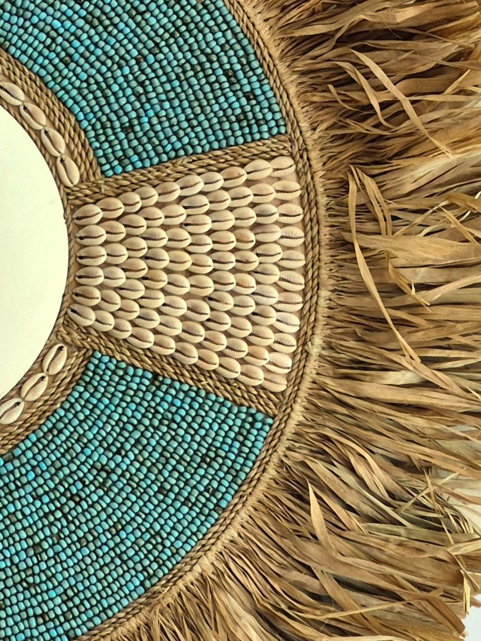 NANDA AYNA DUVAR DEKOR 70CM(turkuaz)