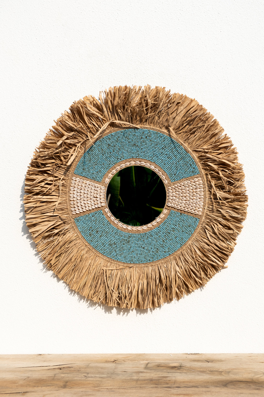 NANDA AYNA DUVAR DEKOR 70CM(turkuaz)