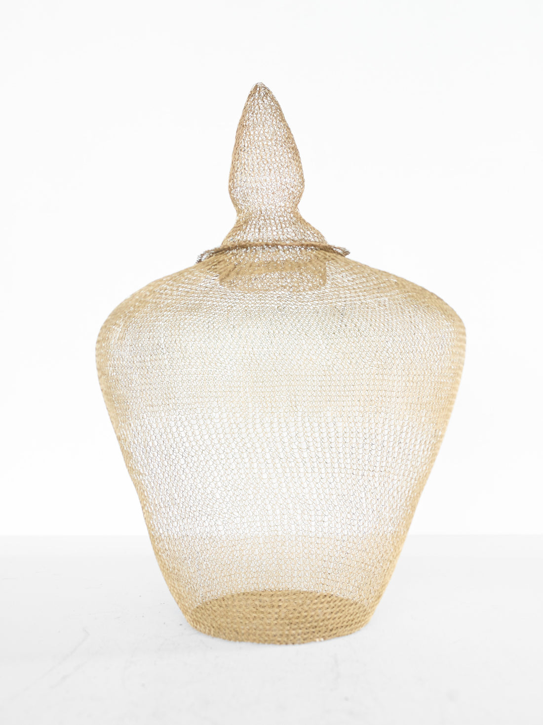 GUCCI GOLD COLOR WIRE VASE M