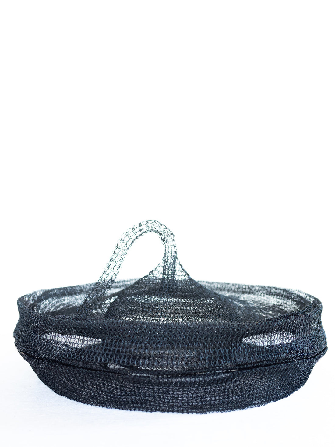 SPIRAL DOUBLE SHADED WIRE KNITTED CHANDELIER BLACK