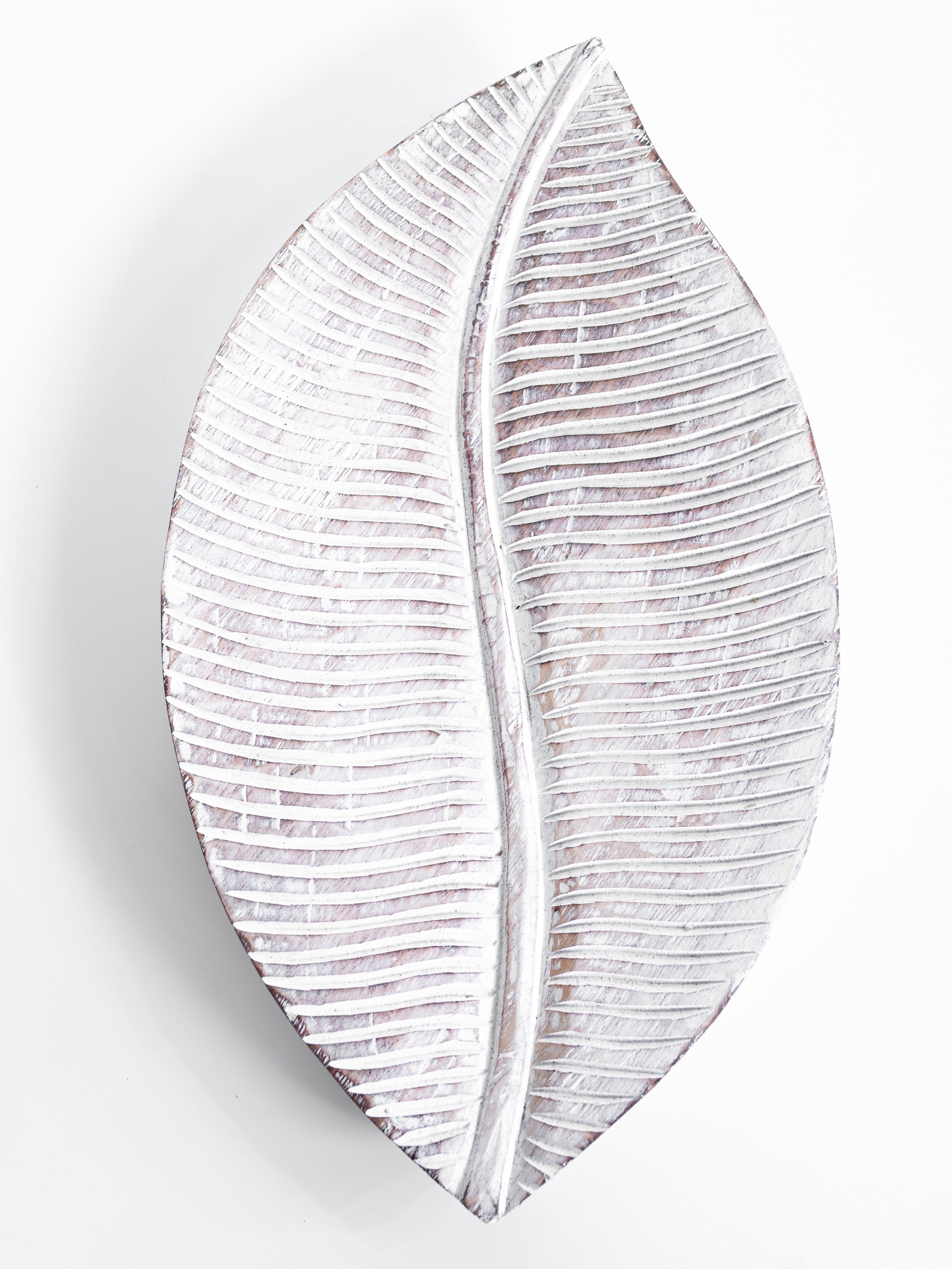 SET OF QUAD WOODEN BANANA LEAF