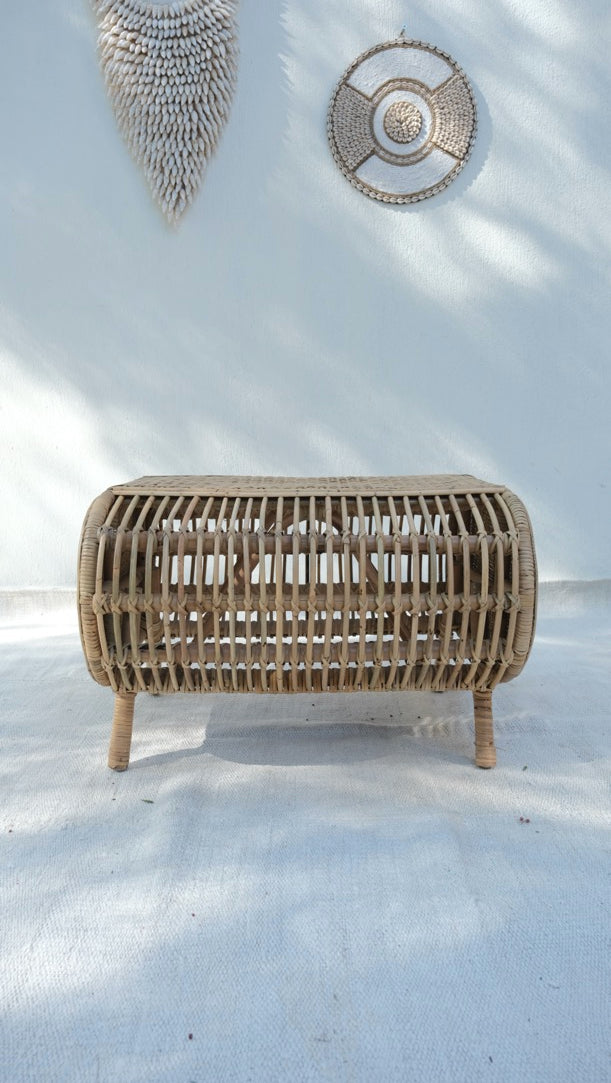 DROP RATTAN STOOL