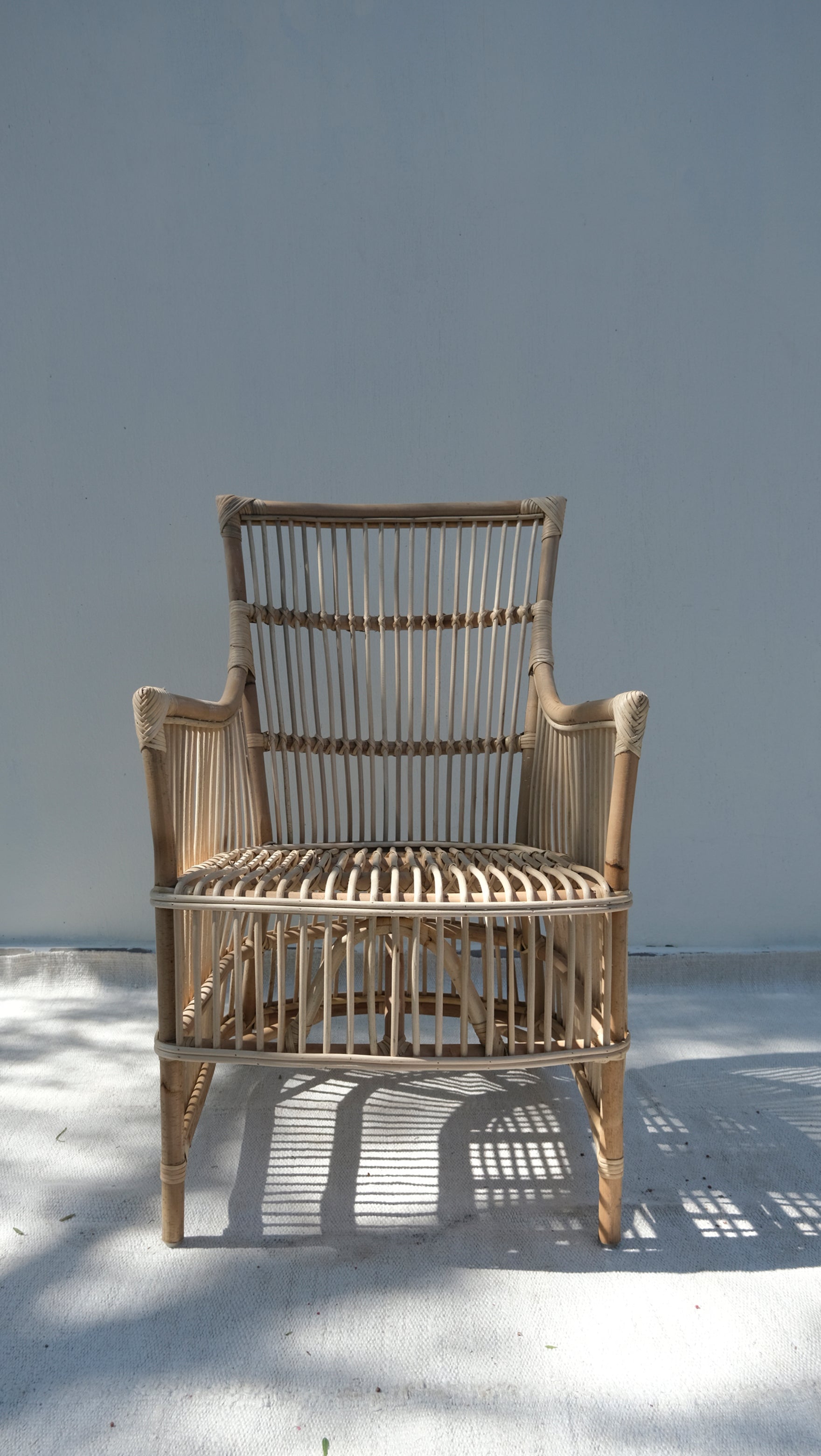 RATTAN SOFA WITH ARMS