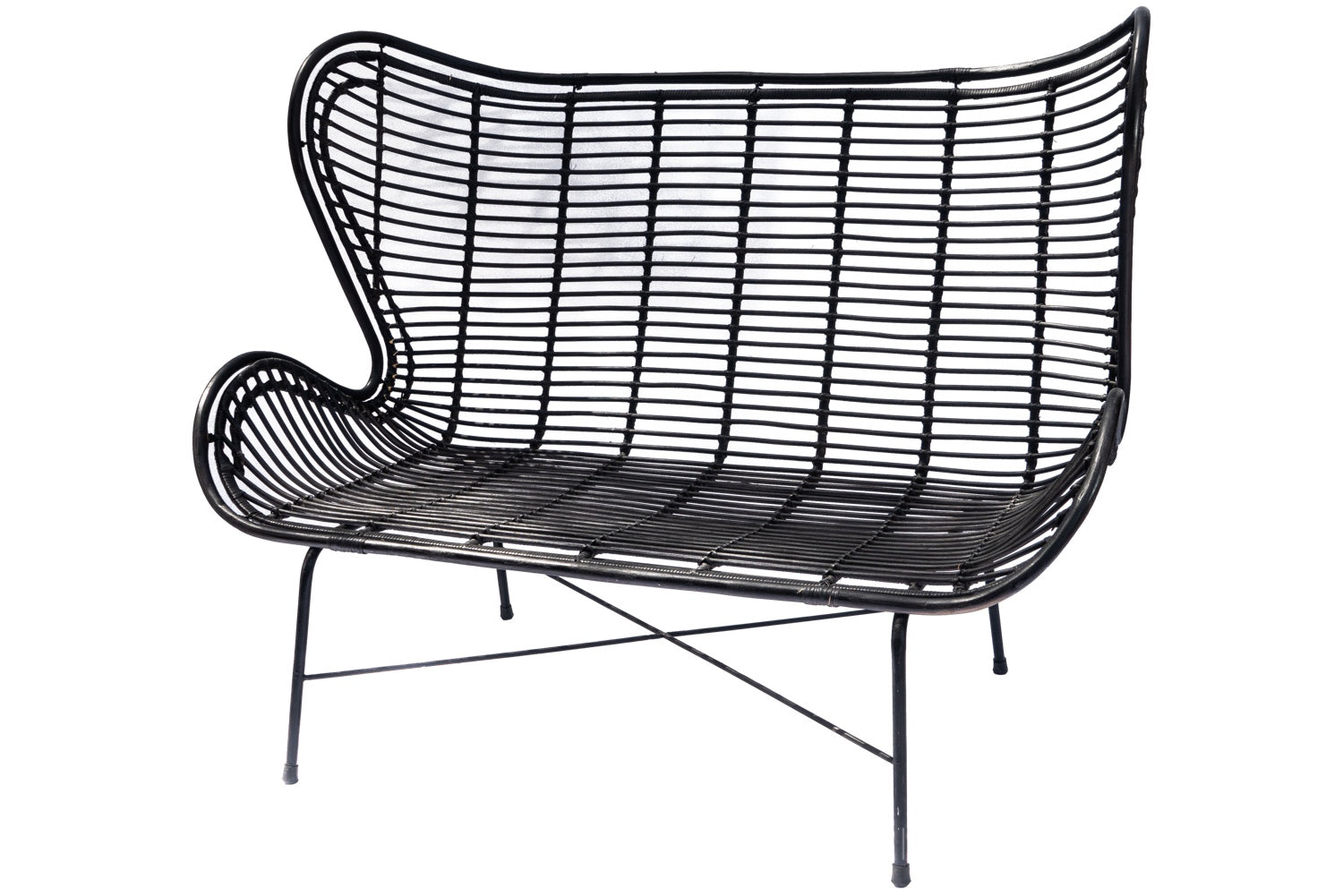 RATTAN SOFA WITH CUSHIONS
