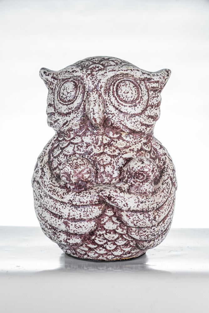 SUAR WOOD CARVED OWL