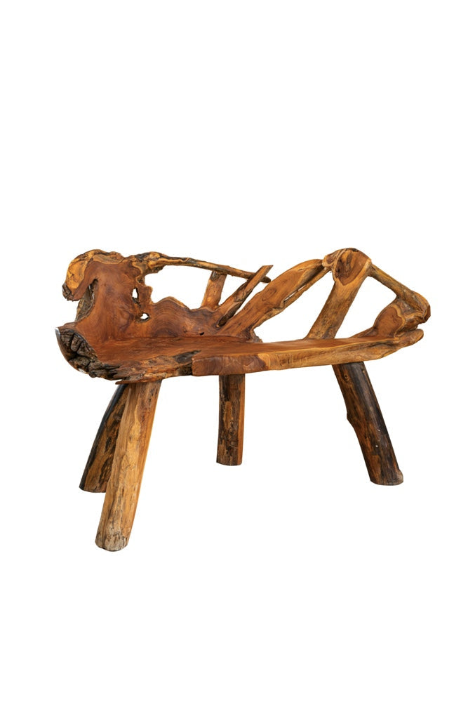 SINGLE TEAK BANK