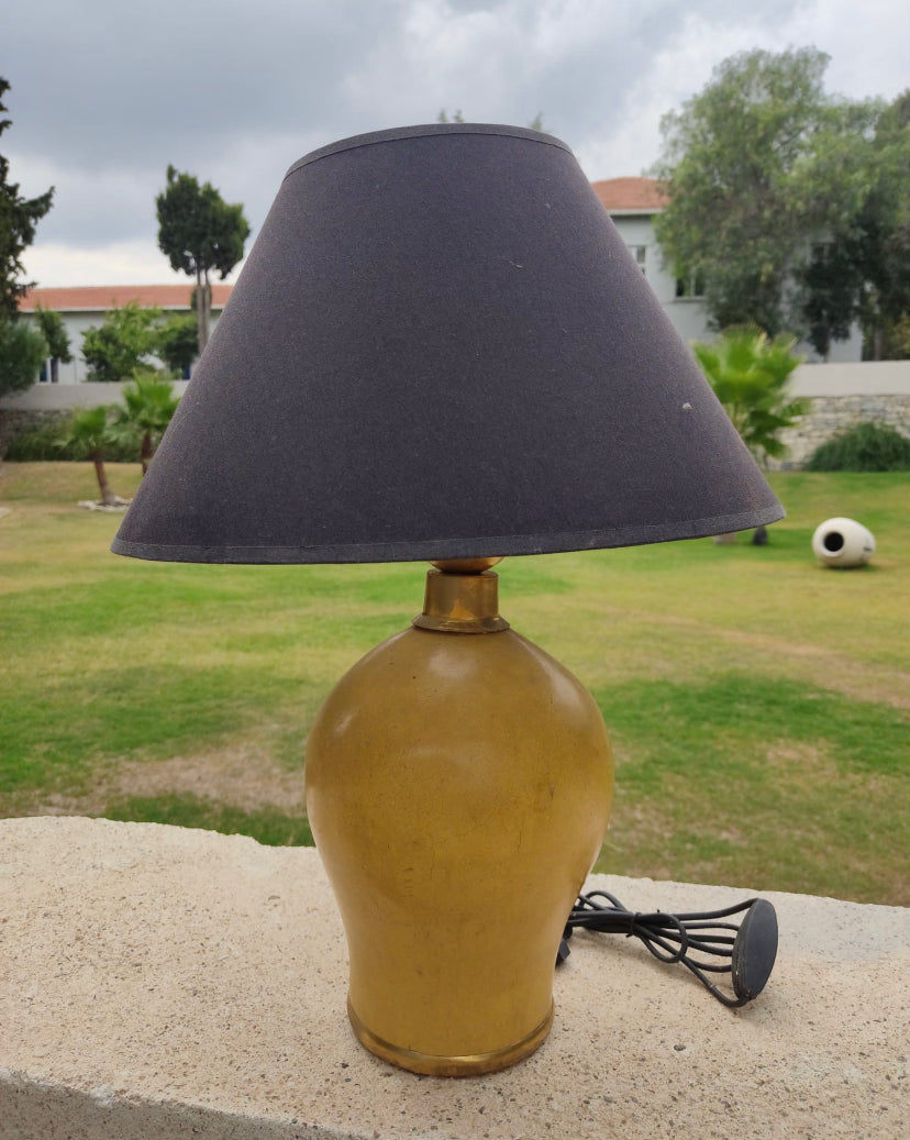 CERAMIC LAMPSHADE YELLOW