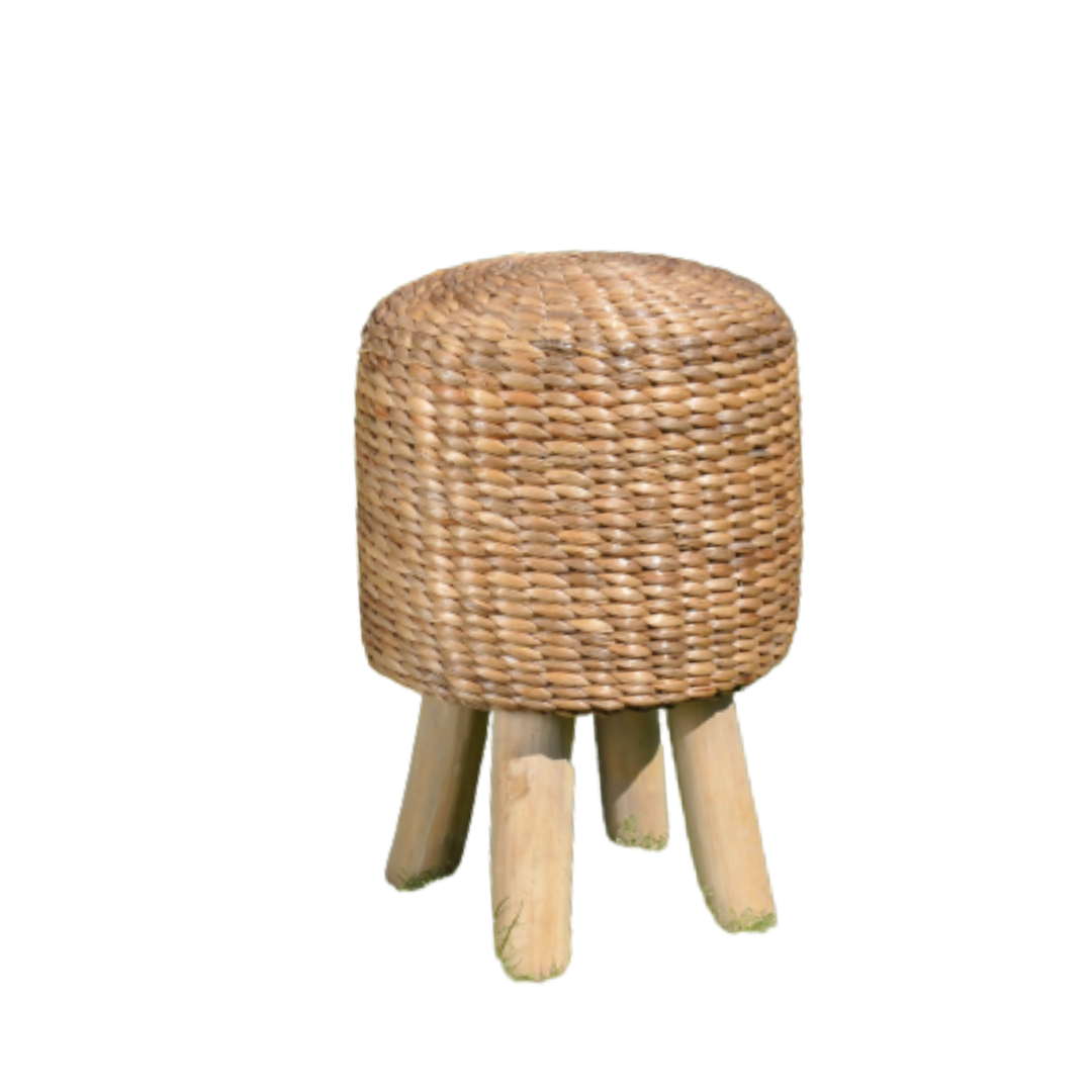 BANANA FIBER CHUBBY STOOL